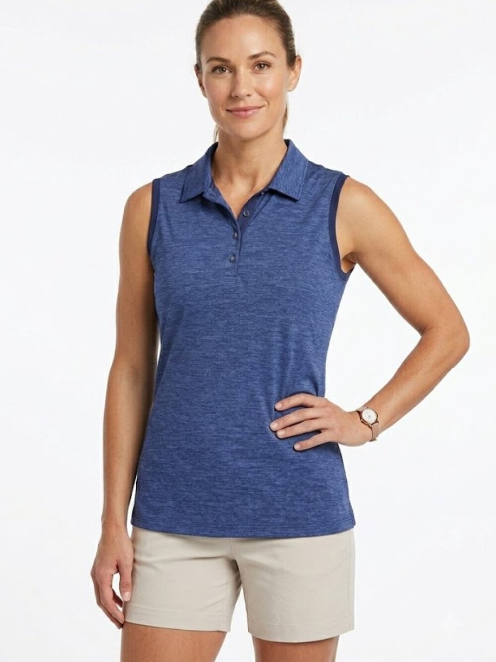 Women's  IZOD Golf Polo Sleeveless Size L